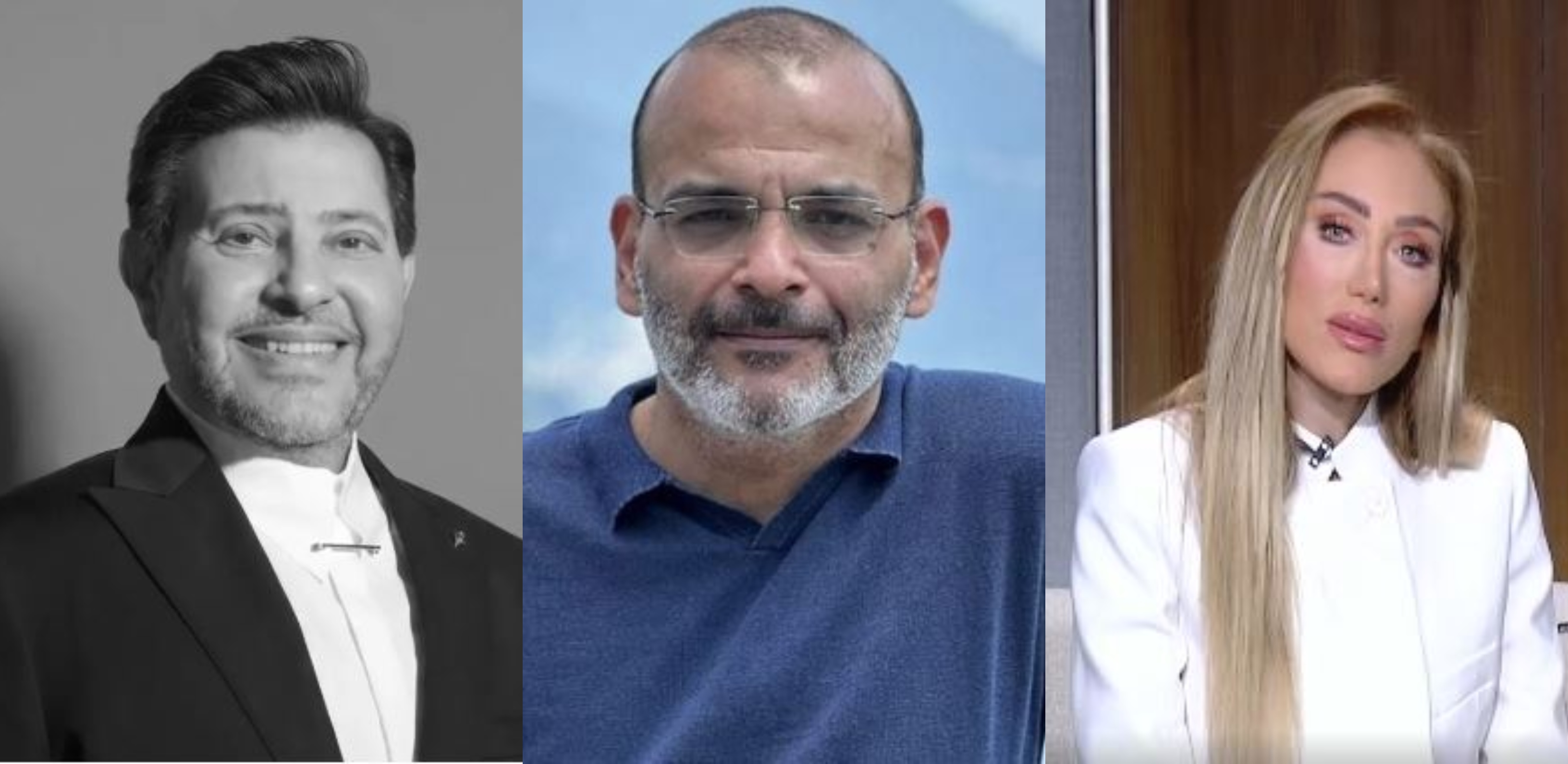 ريهام سعيد وهاني شاكر وايمن بهجت قمر